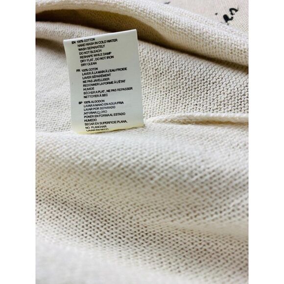 Cloth by Design cotton scoop neck oversized beige - Picture 4 of 5